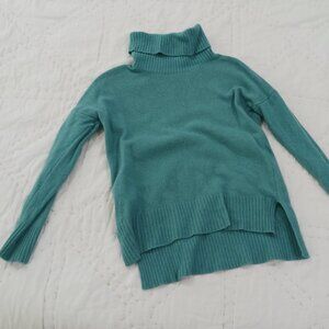 Turquoise Wool Turtleneck - Size S